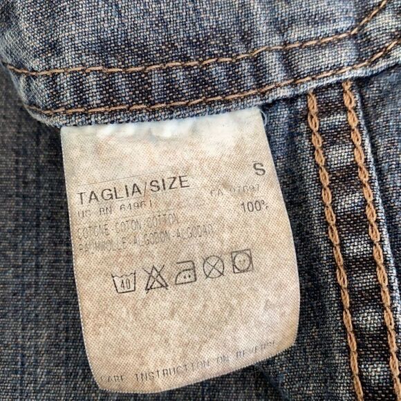 Sisley Vintage Denim Jean Jacket - Picture 10 of 14